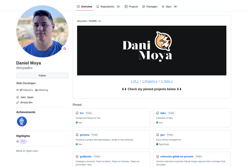 dmoyadev's GitHub profile screenshot