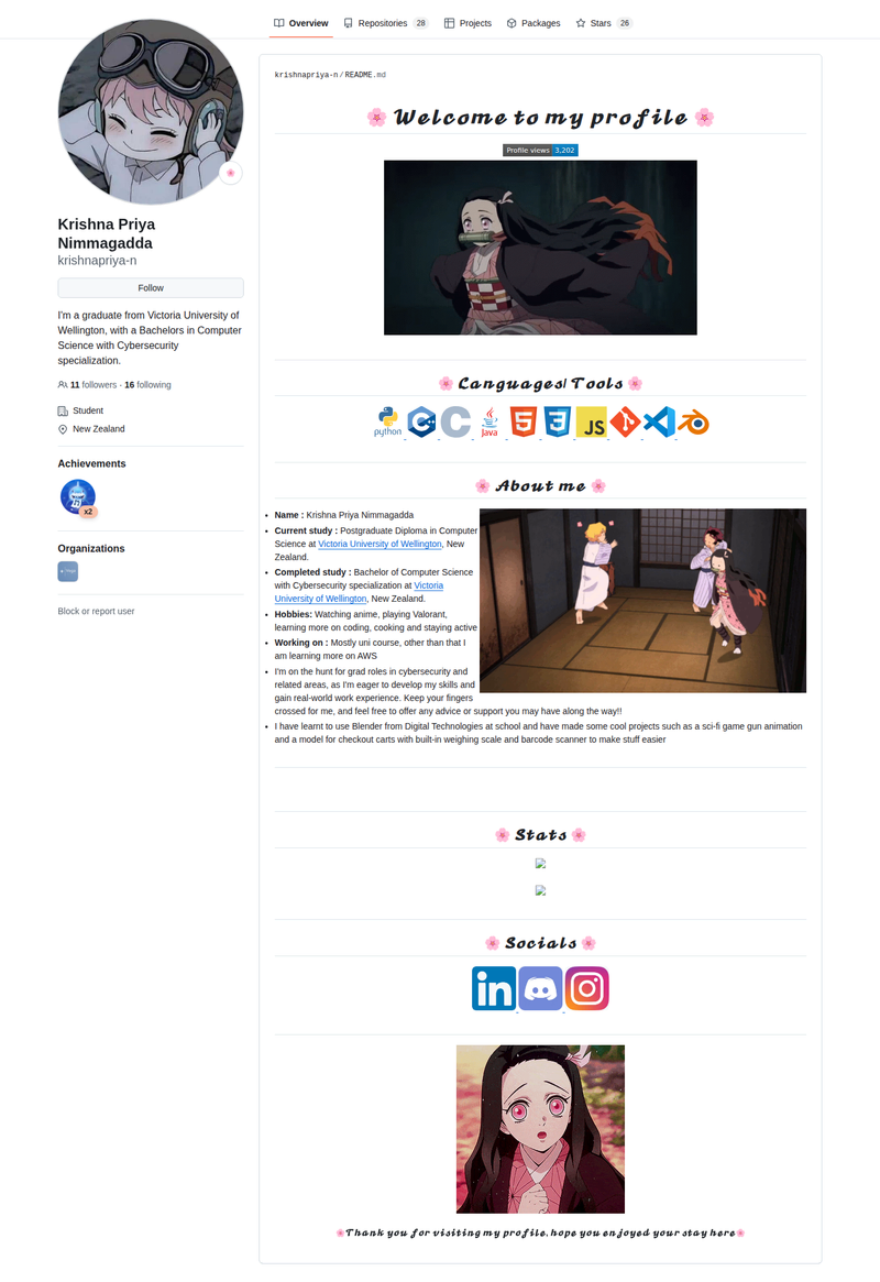 krishnapriya-n's GitHub profile screenshot