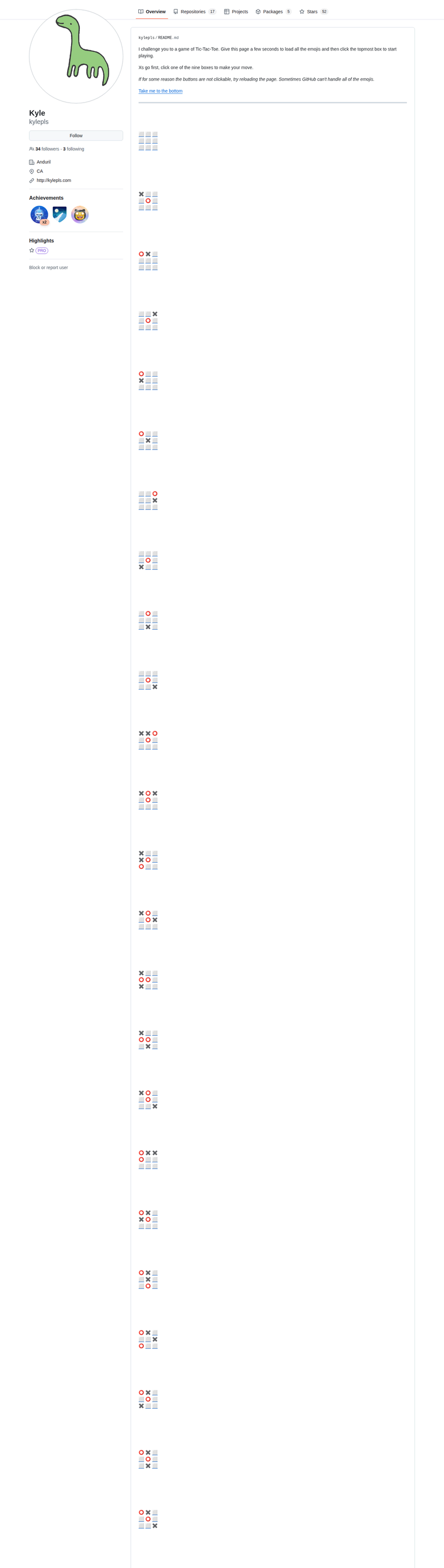 kylepls's GitHub profile screenshot