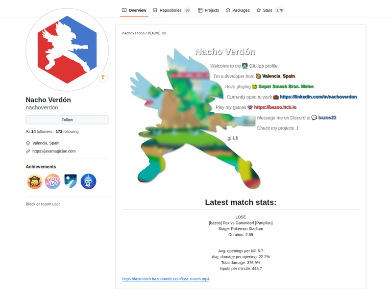 nachoverdon's GitHub profile screenshot