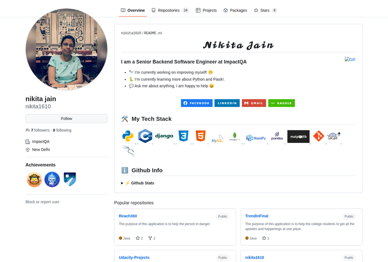 nikita1610's GitHub profile screenshot