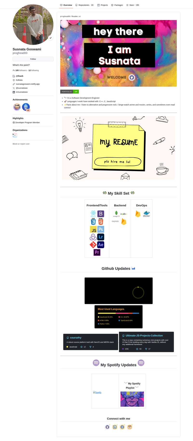 proghead00's GitHub profile screenshot