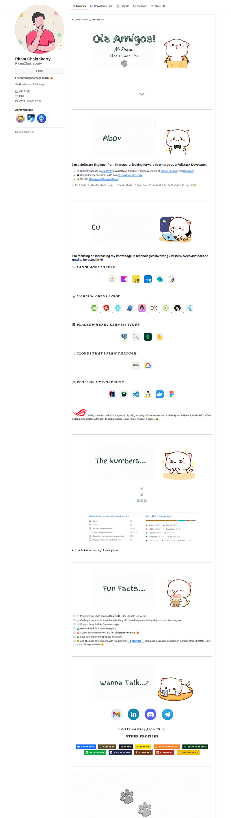 RitamChakraborty's GitHub profile screenshot