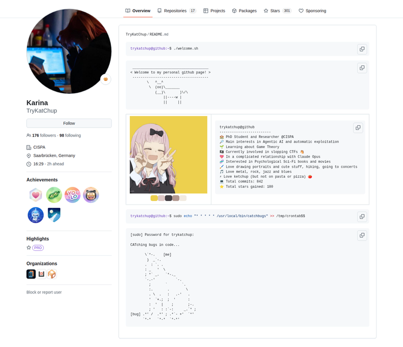 TryKatChup's GitHub profile screenshot