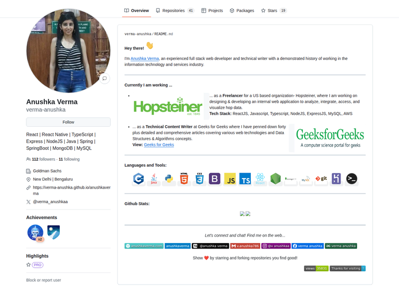 verma-anushka's GitHub profile screenshot