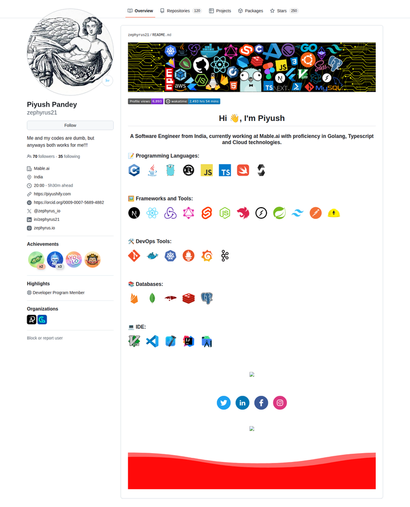 zephyrus21's GitHub profile screenshot